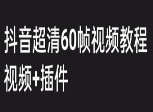 外面收费2300的抖音高清60帧视频教程，保证你能学会如何制作视频（教程+插件）-淘淘网