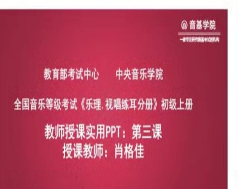 中央音乐学院初级音基考试视频课程-淘淘网