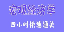 《宏观经济学》期末4小时讲完附赠讲义-淘淘网