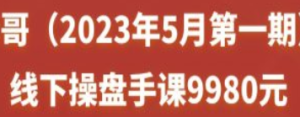 参哥（2023年5月第一期）线下操盘手课9980元-淘淘网